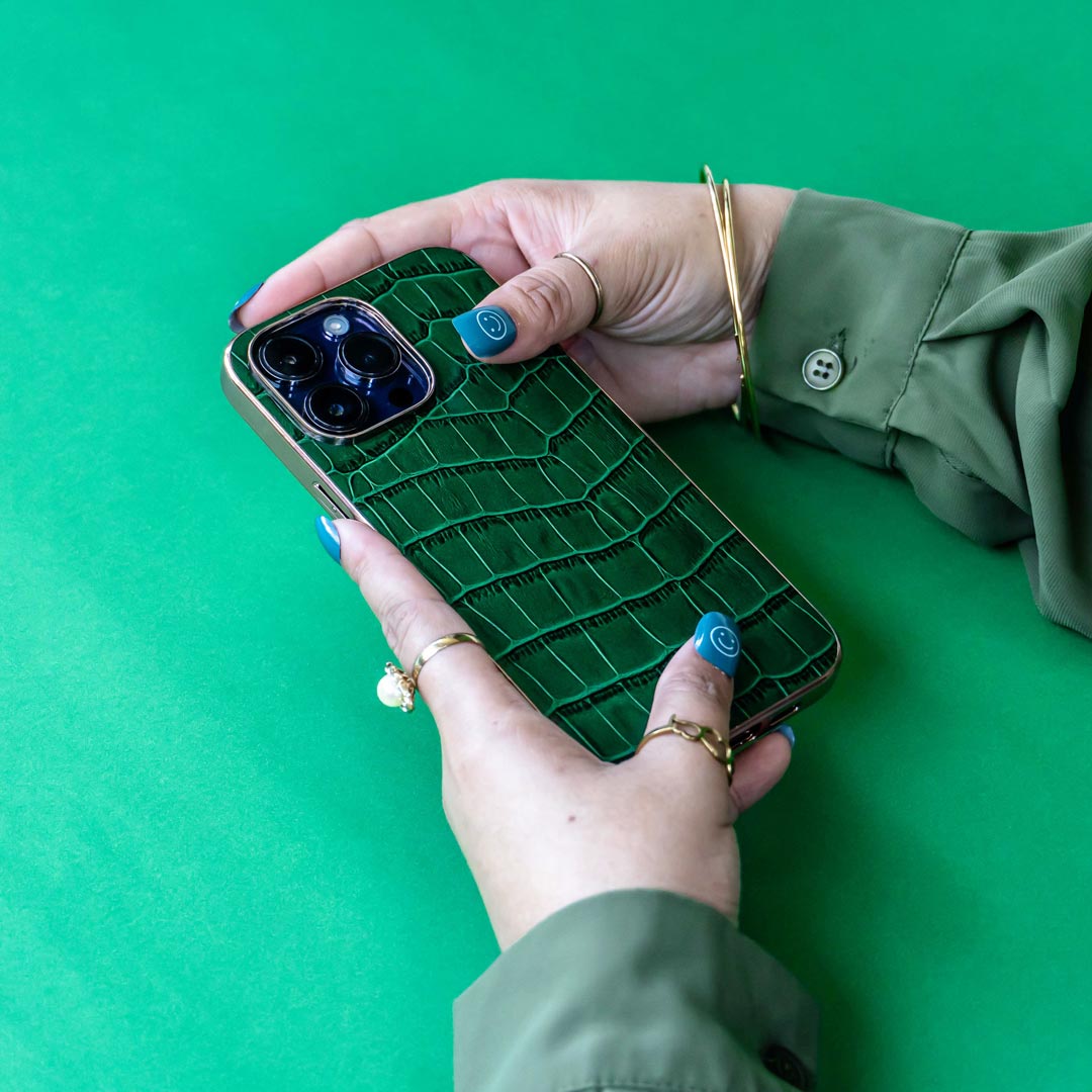 Abduco Genuine Leather iPhone Case Crocodile - Astra Cases