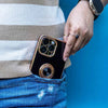 Aere Luxury Plated iPhone Case With Ring For Series 14 and 15 - Astra Cases