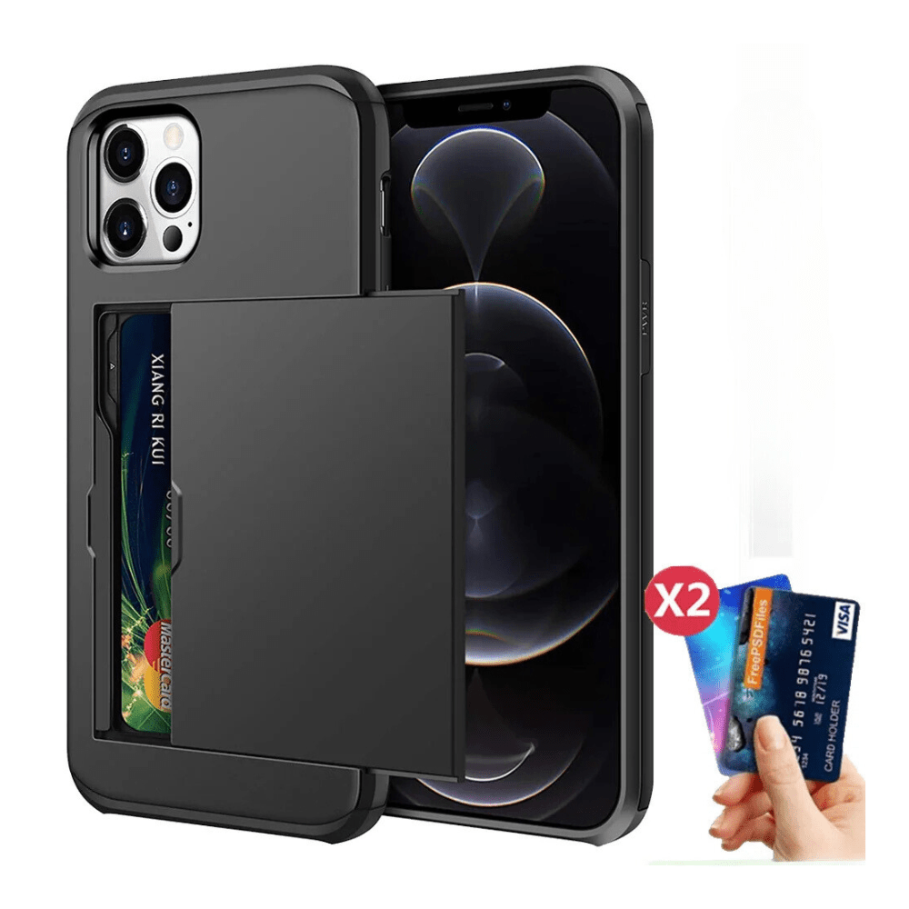 Depereo Military Grade Slide Wallet Case For iPhone With Card Slot - Astra Cases
