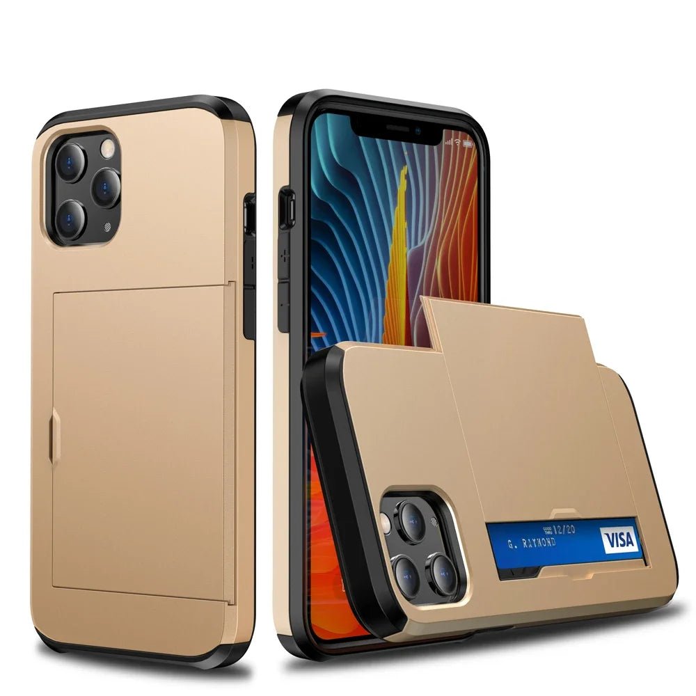 Depereo Military Grade Slide Wallet Case For iPhone With Card Slot - Astra Cases