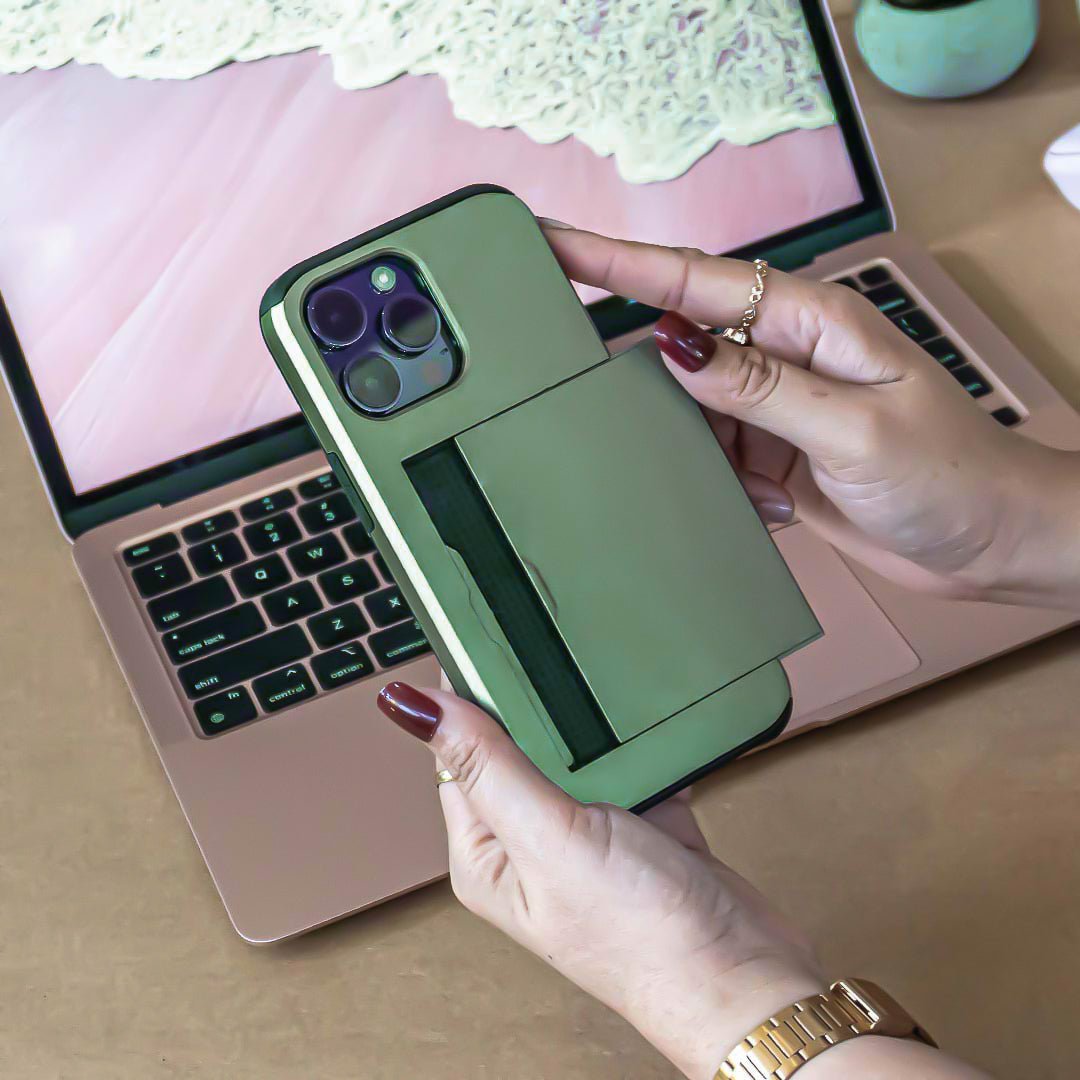 Depereo Military Grade Slide Wallet Case For iPhone With Card Slot - Astra Cases