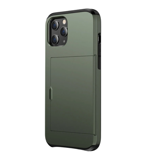 Depereo Military Grade Slide Wallet Case For iPhone With Card Slot