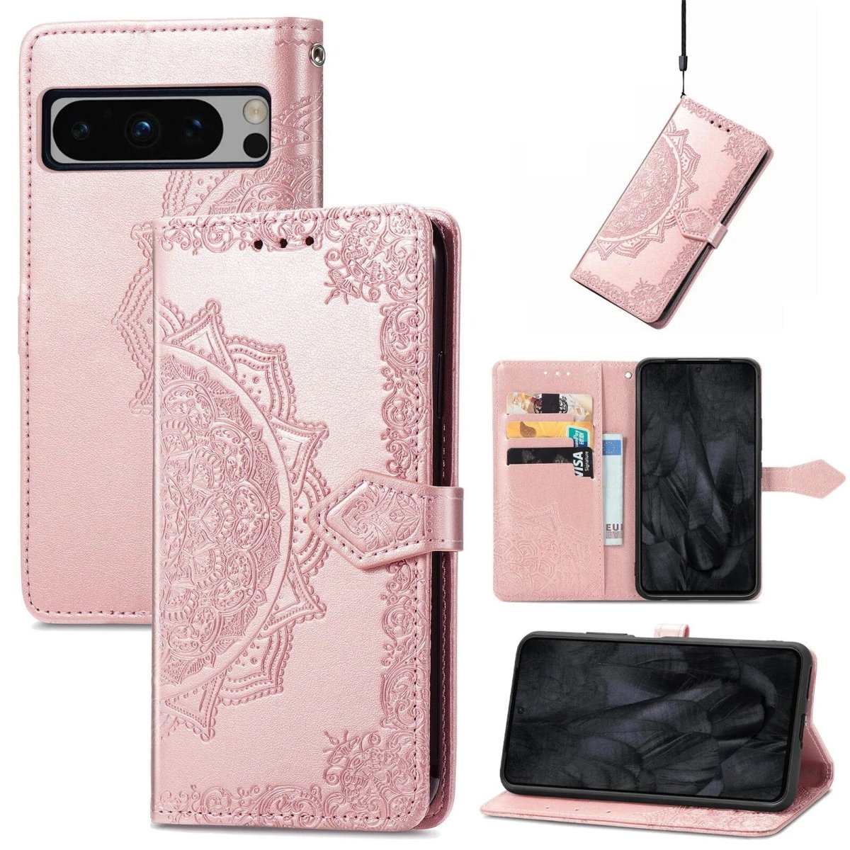Contego Leather Wallet Flip Case For Google Pixel 8 Series - Astra Cases
