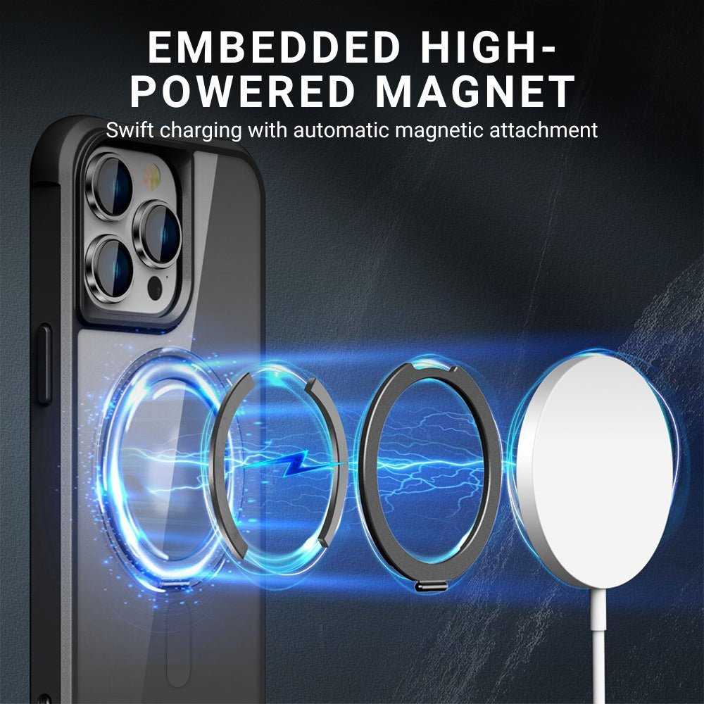 Creo Shockproof iPhone Case With 360° Rotatable Magnetic Ring - Astra Cases