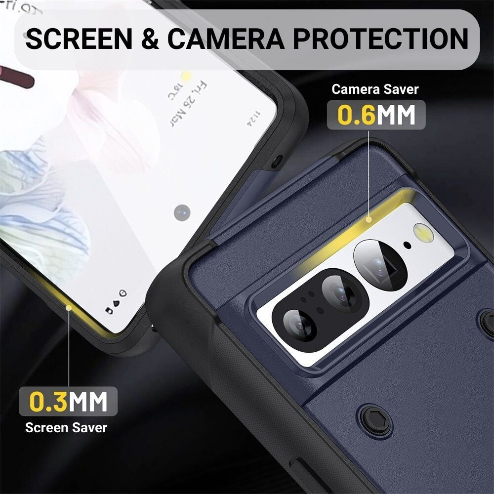 Cribro Shockproof Armor Case With Rugged Kickstand For Google Pixel 7 Series - Astra Cases