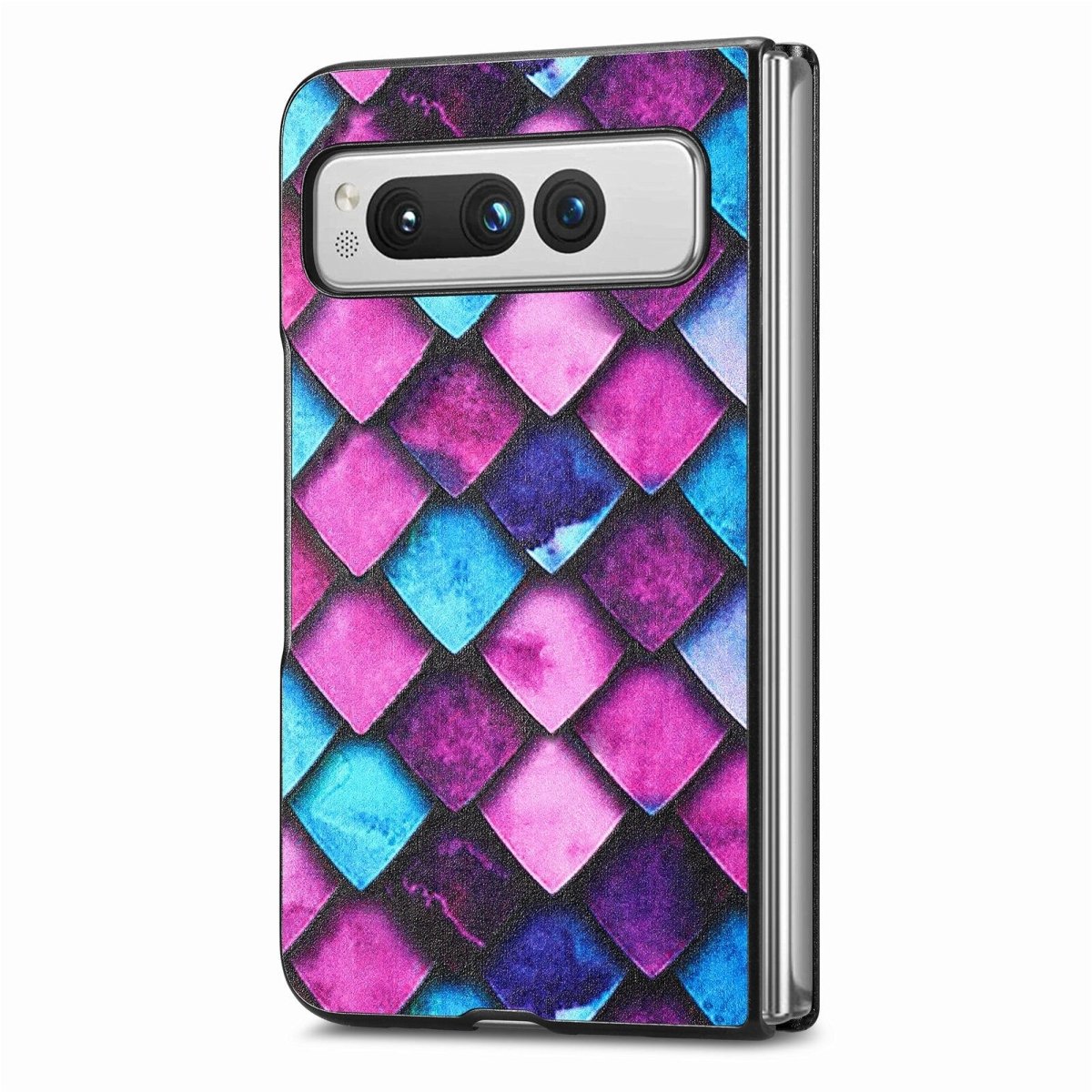 Lene Multi-Colored Painted Leather Case for Google Pixel Fold - Astra Cases