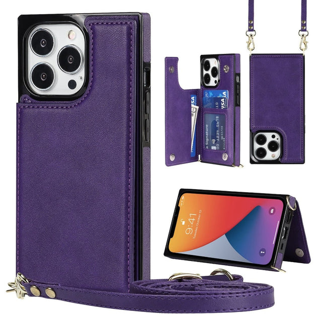 Nimbus Crossbody Leather iPhone Case For Series 1113, Mini to XS Max