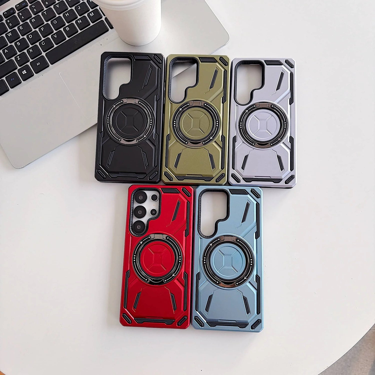 Leonis Shockproof Galaxy Case With Kickstand - Astra Cases