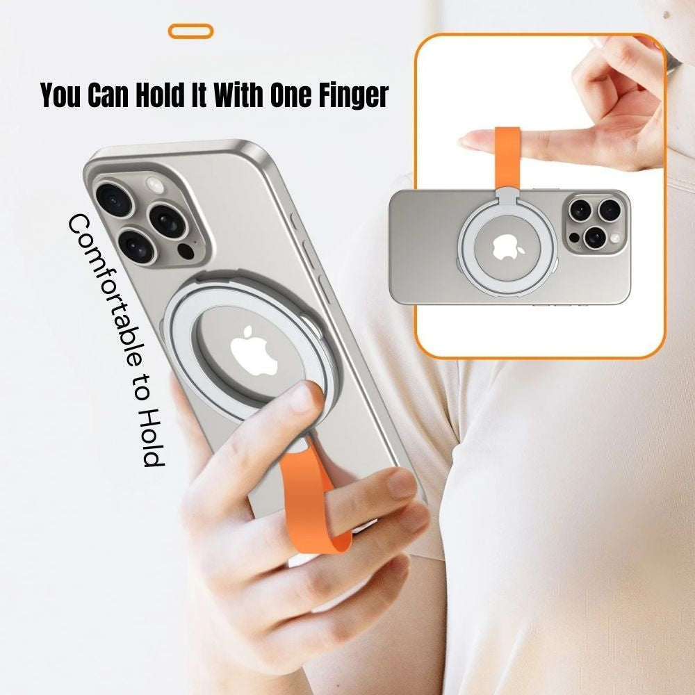 Fodio Magnetic Phone Grip & Kickstand With Silicone Strap - Astra Cases
