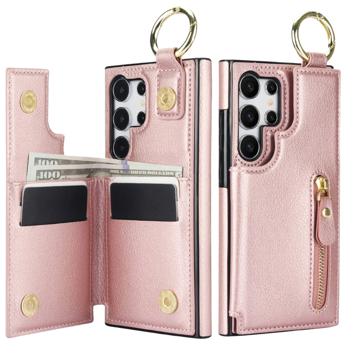 Defigo Magnetic Wallet Leather Case For Galaxy S Series