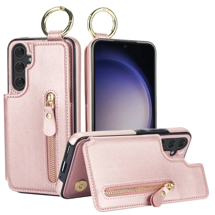 Degero Magnetic Wallet Leather Case For Galaxy A Series
