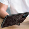 Adepto Leather iPhone Case With Ring - Astra Cases