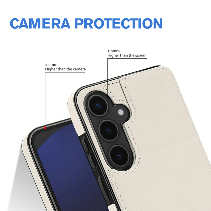 Filia Magnetic Flip Leather Case For Galaxy S Series
