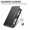 Civis Leather Wallet Flip iPhone Case - Astra Cases
