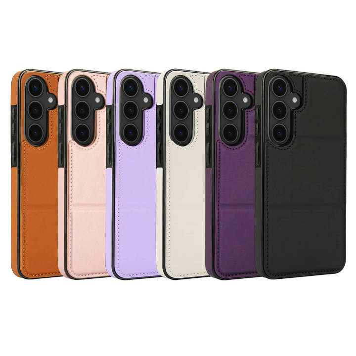 Filia Magnetic Flip Leather Case For Galaxy S Series