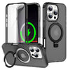 Dives Shockproof Matte iPhone Case With Screen Protector And Ring Holder