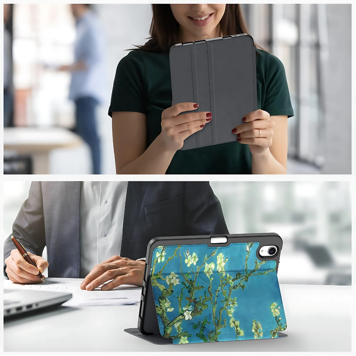 Habeo Tri-Fold Shockproof Leather iPad Case