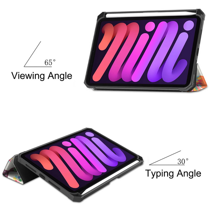 Habeo Tri-Fold Shockproof Leather iPad Case
