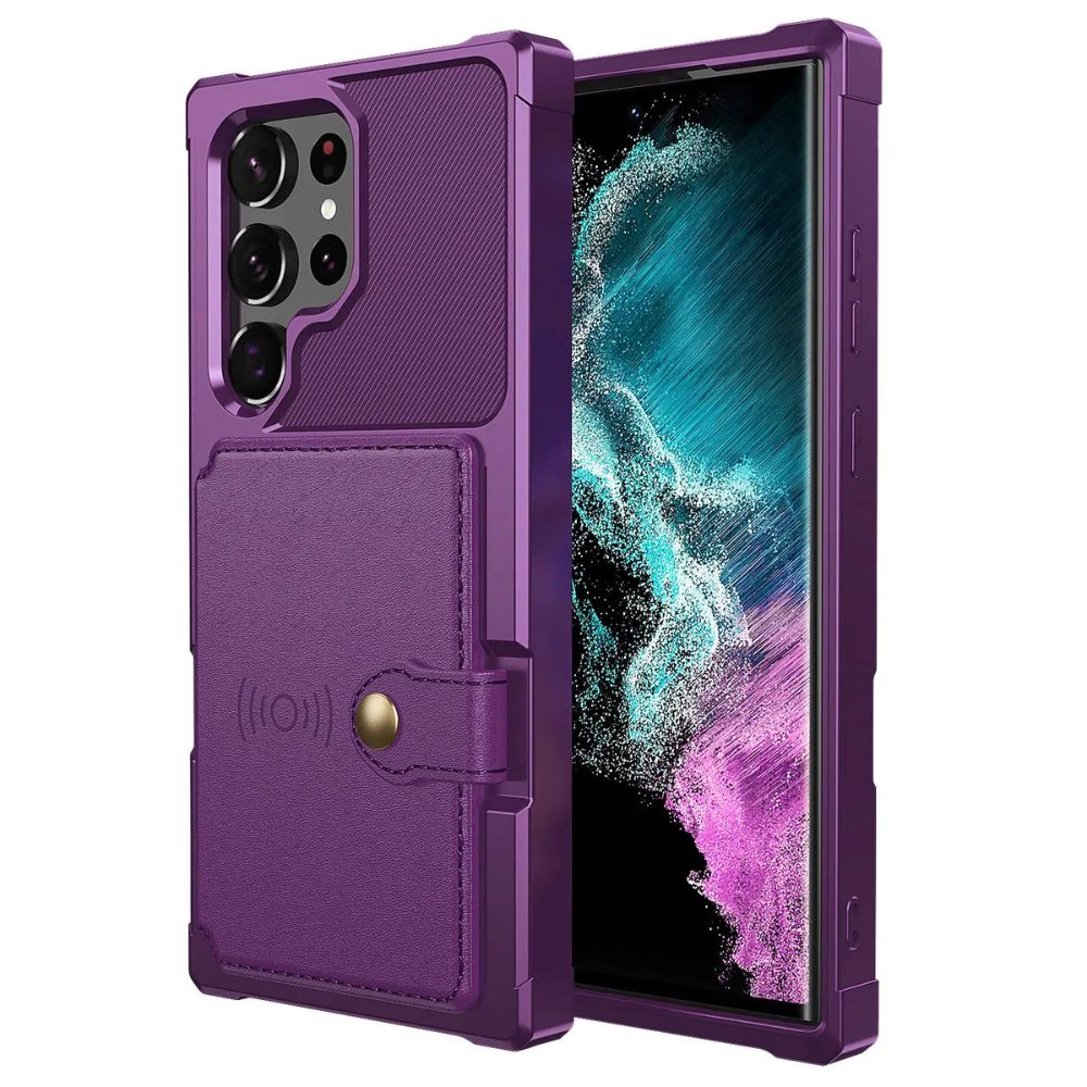 Echo Luxury Leather Wallet Case For Galaxy A Series - Astra Cases 