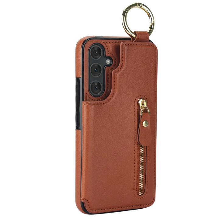 Degero Magnetic Wallet Leather Case For Galaxy A Series