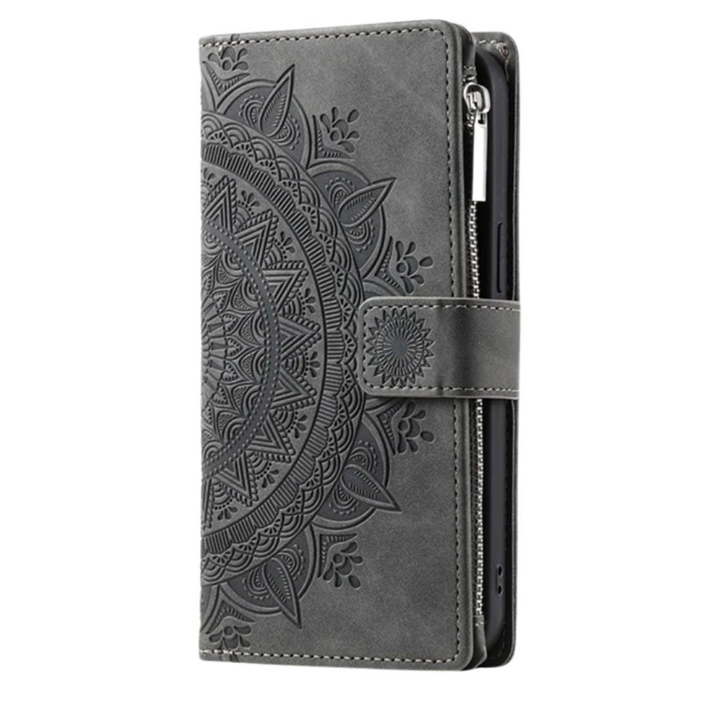 Deus Magnetic Leather Wallet Galaxy Case With Straps