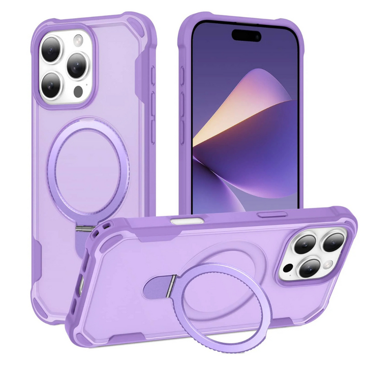 Fruor Slim Shockproof MagSafe iPhone Case With Ring Holder