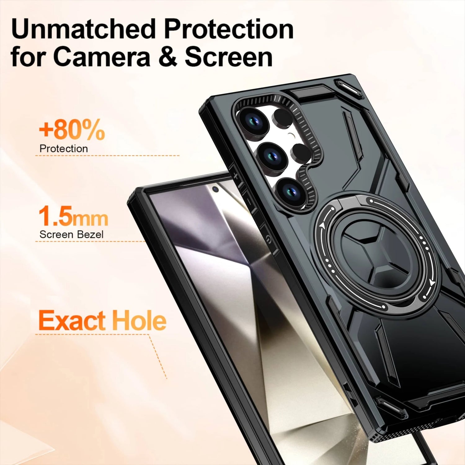 Leonis Shockproof Galaxy Case With Kickstand - Astra Cases