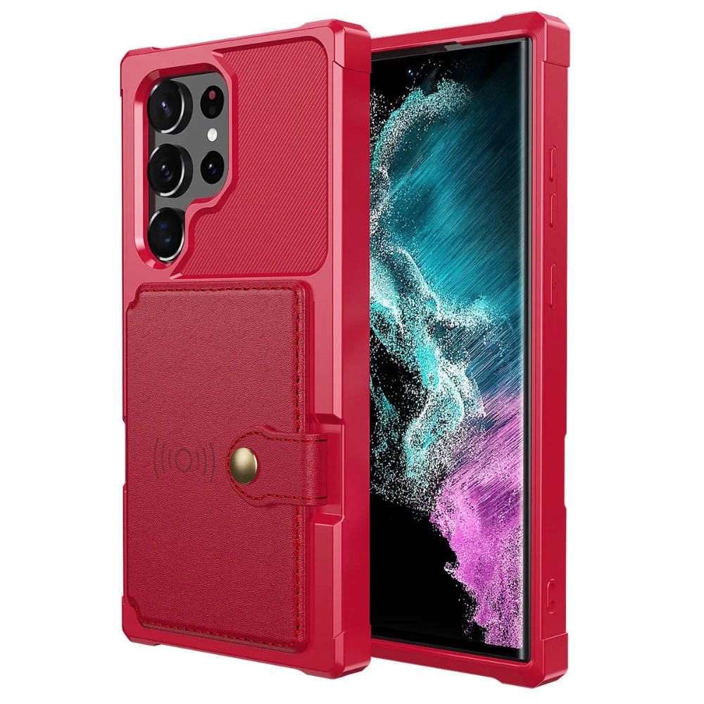 Echo Luxury Leather Wallet Case For Galaxy A Series - Astra Cases 