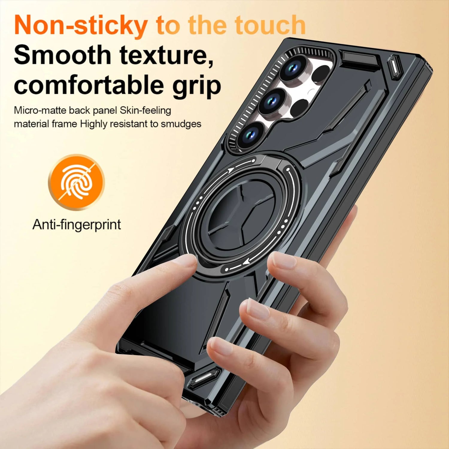 Leonis Shockproof Galaxy Case With Kickstand - Astra Cases