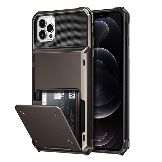 Orbit Shockproof iPhone Wallet Case For X, 11, 12 & 13 Series