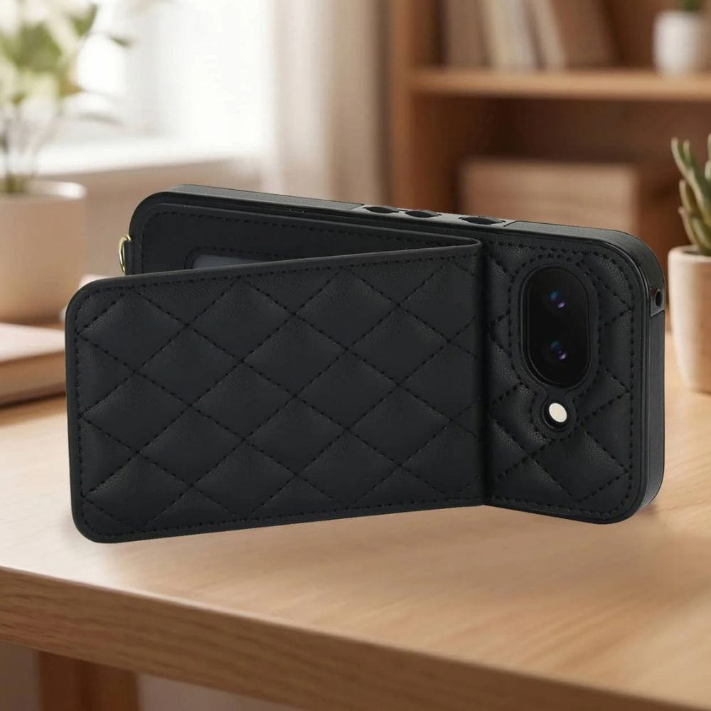 Cado Leather Wallet Google Pixel Case With Card Holder - Astra Cases