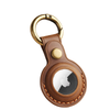 Custodia Genuine Leather AirTag Case With Metal Keyring