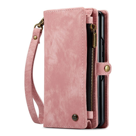 Luxi Magnetic Wallet Flip Case For Google Pixel Fold With Lanyard