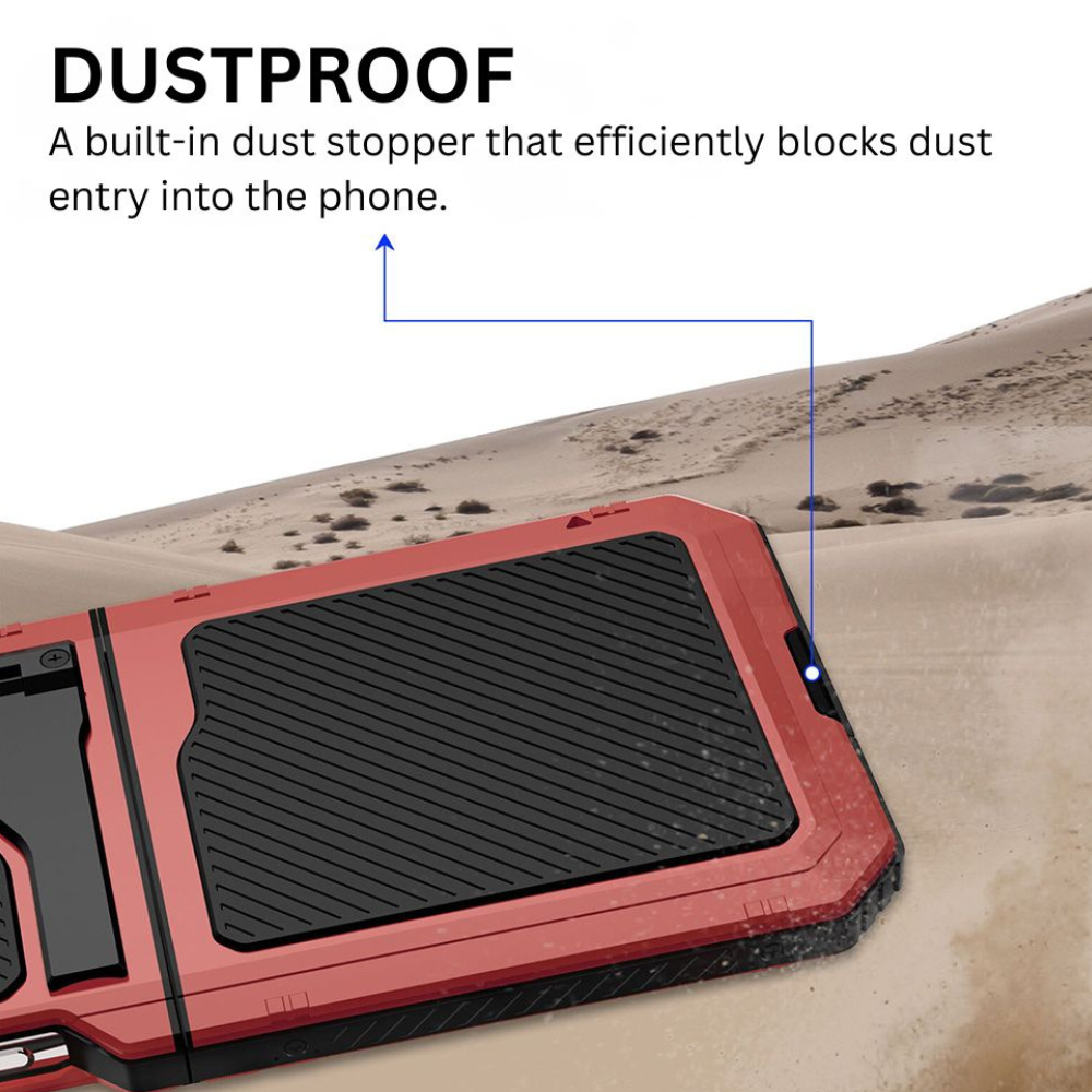 Olim Shockproof Case With Kickstand and Camera Protection for Samsung Galaxy Z Flip 4
