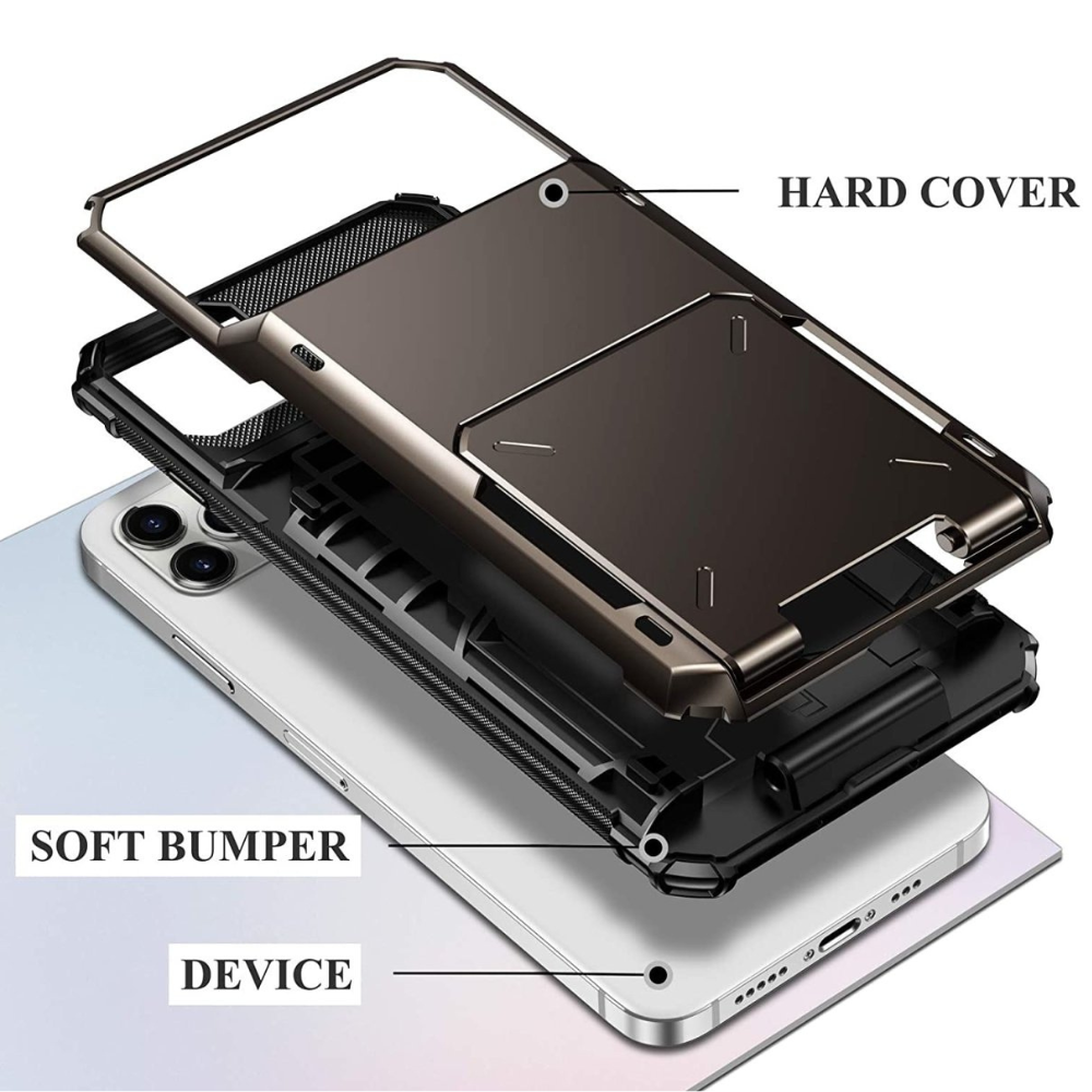 Orbit Shockproof iPhone Wallet Case For 14-16 Series - Astra Cases