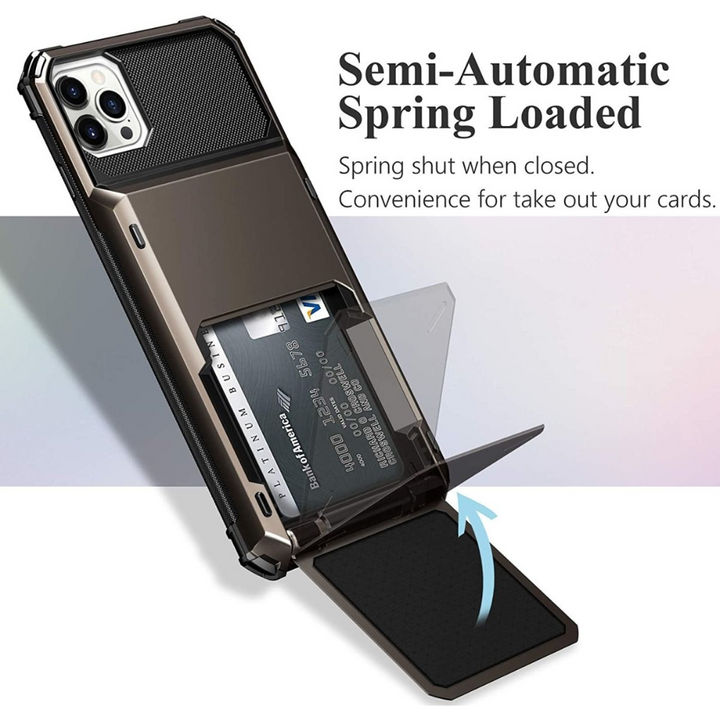 Orbit Shockproof iPhone Wallet Case For 14-16 Series - Astra Cases