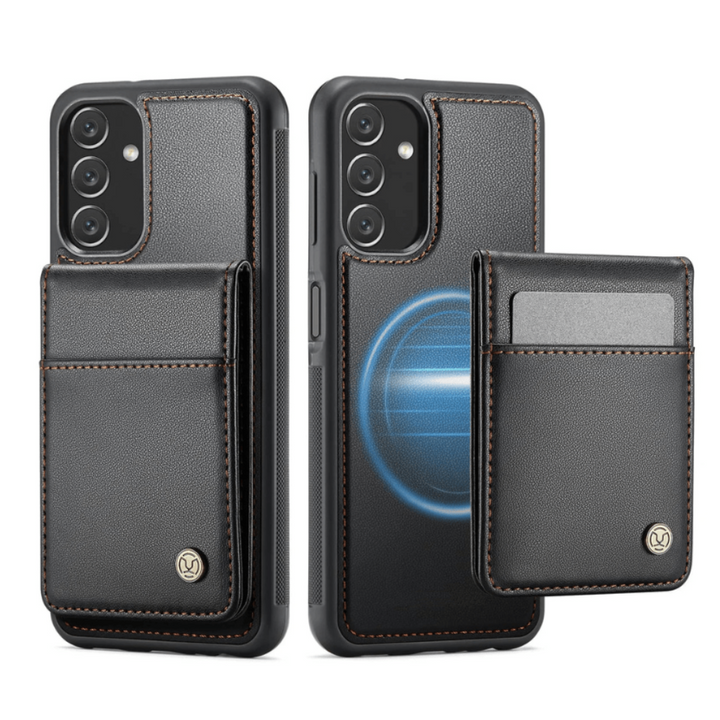 Pario Magnetic Leather Wallet Case For Galaxy A Series With Detachable Card Holder - Astra Cases