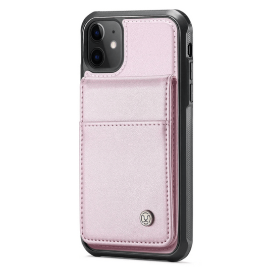 Pereo Magnetic Leather Wallet iPhone Case With Detachable Card Holder