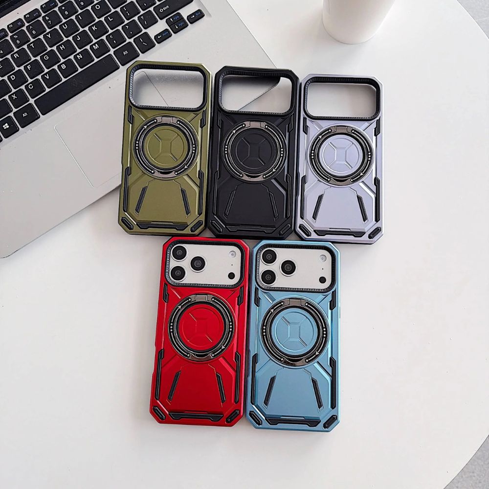 Virtus Magnetic Heavy Duty iPhone Case With Kickstand - Astra Cases