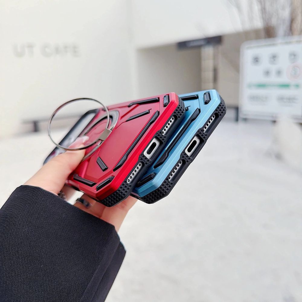 Virtus Magnetic Heavy Duty iPhone Case With Kickstand - Astra Cases