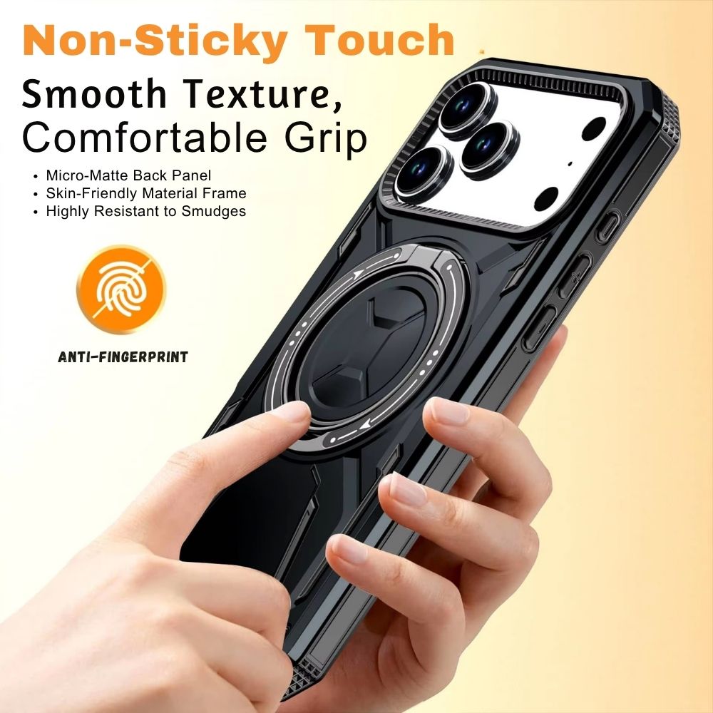Virtus Magnetic Heavy Duty iPhone Case With Kickstand - Astra Cases