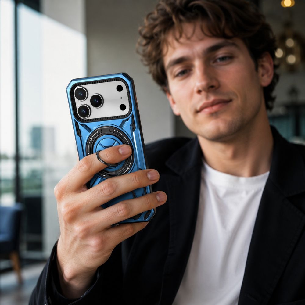 Virtus Magnetic Heavy Duty iPhone Case With Kickstand - Astra Cases