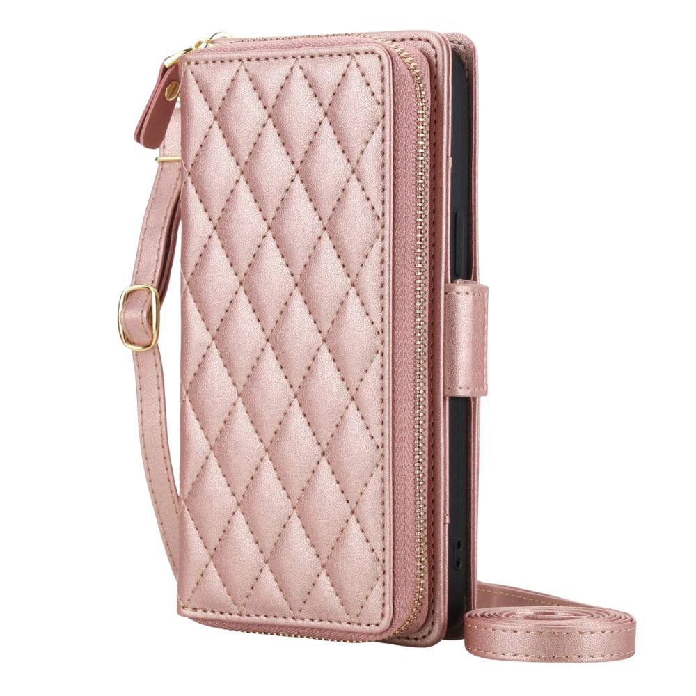 Aeger Quilted Leather Wallet Case for Galaxy S Series - Astra Cases