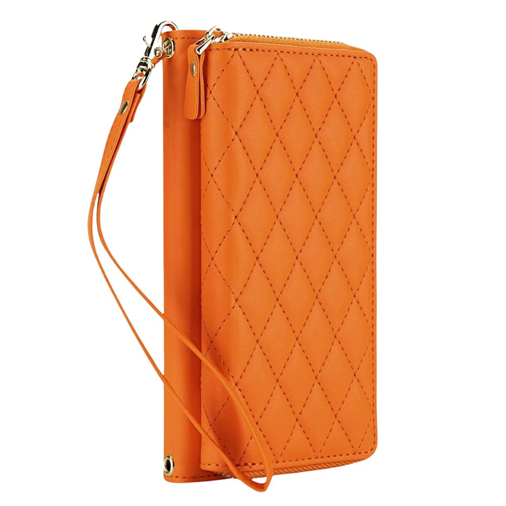 Aeneus Quilted Leather Wallet Case for Google Pixel - Astra Cases