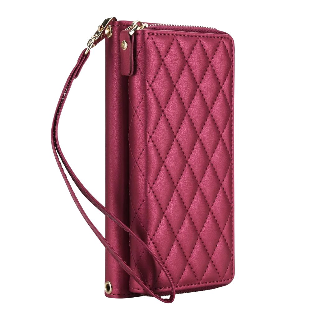 Aeneus Quilted Leather Wallet Case for Google Pixel - Astra Cases