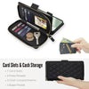Aeneus Quilted Leather Wallet Case for Google Pixel - Astra Cases