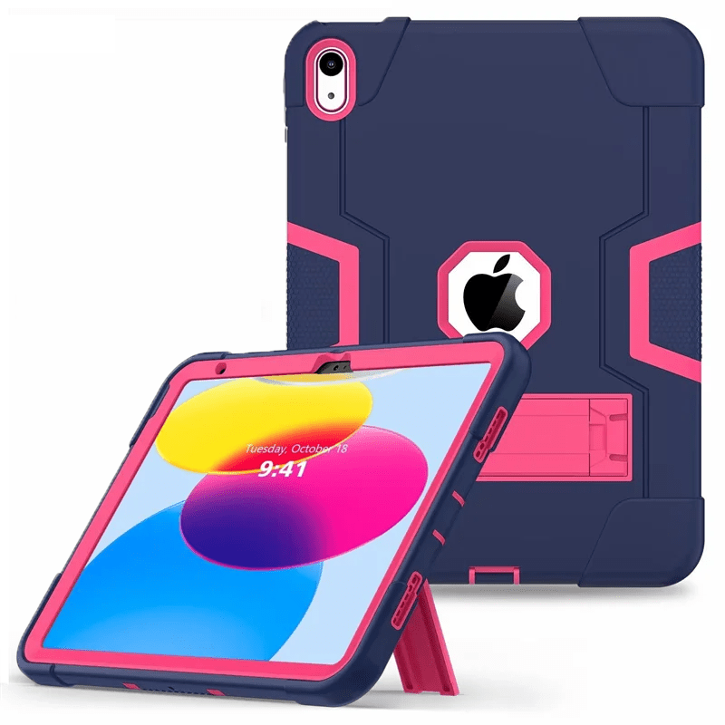 Aratri Heavy Duty Shockproof Protective iPad Case with Built-in Kickstand - Astra Cases