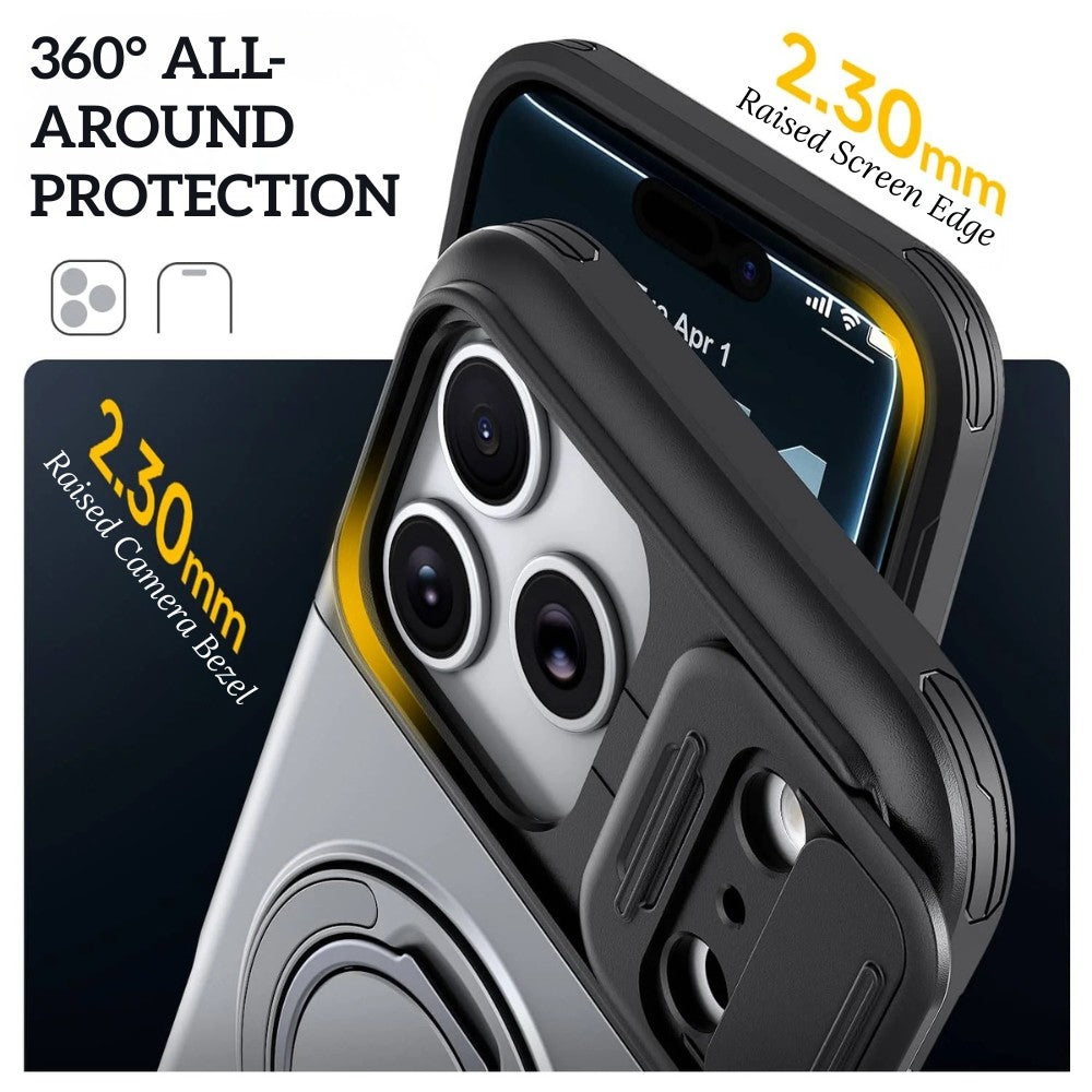 Aurum Shockproof iPhone Case With Kickstand - Astra Cases