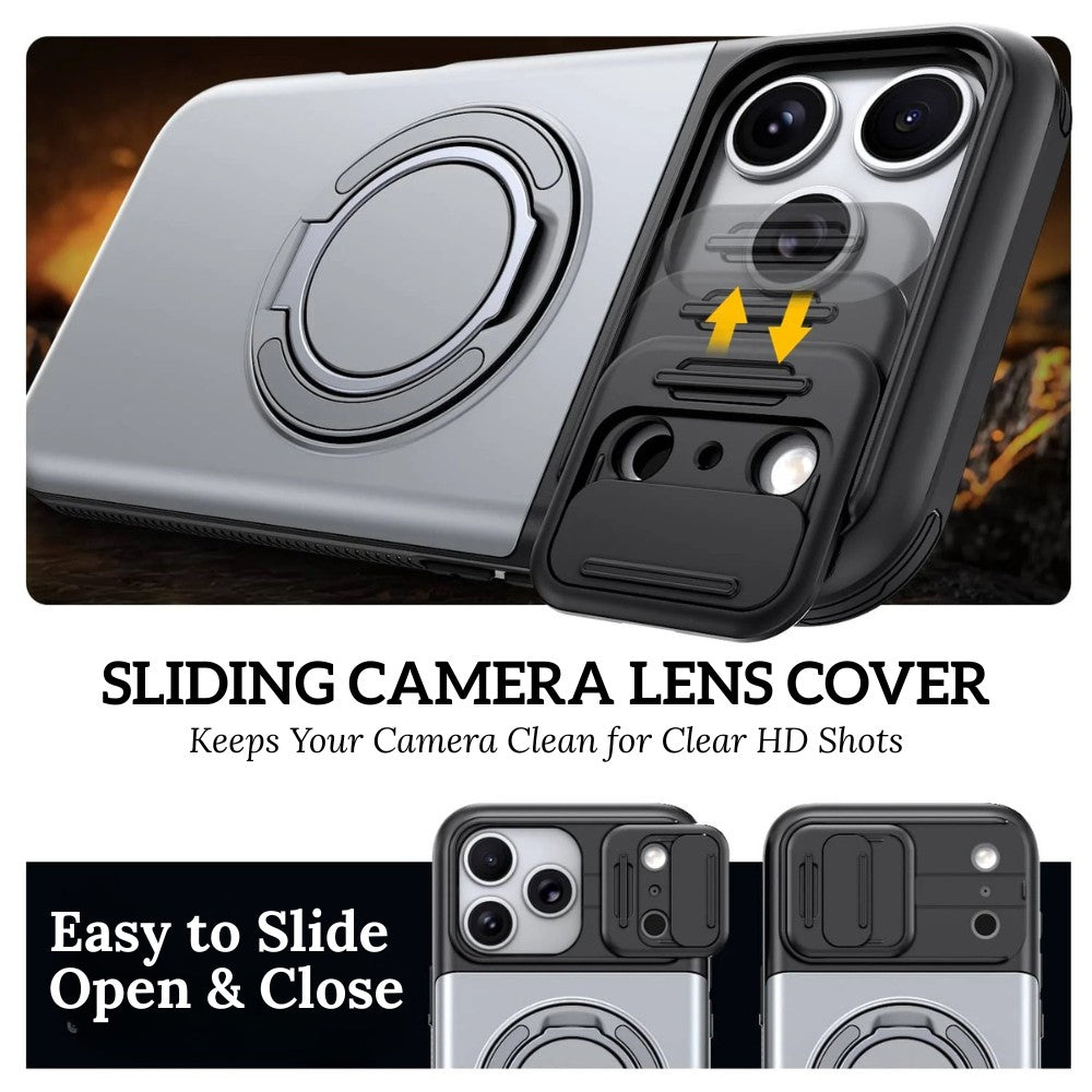 Aurum Shockproof iPhone Case With Kickstand - Astra Cases