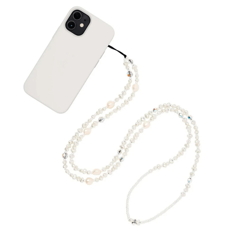 Bellicus Pearl Crystal Elastic Phone Lanyard - Astra Cases